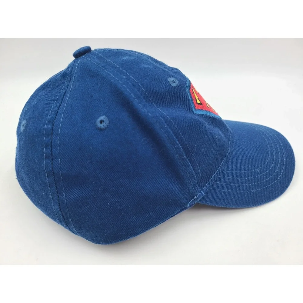 Youth Superman DC Comics Adjustable Hat Cap Baseball Child Kids Boys Girls Blue‎
